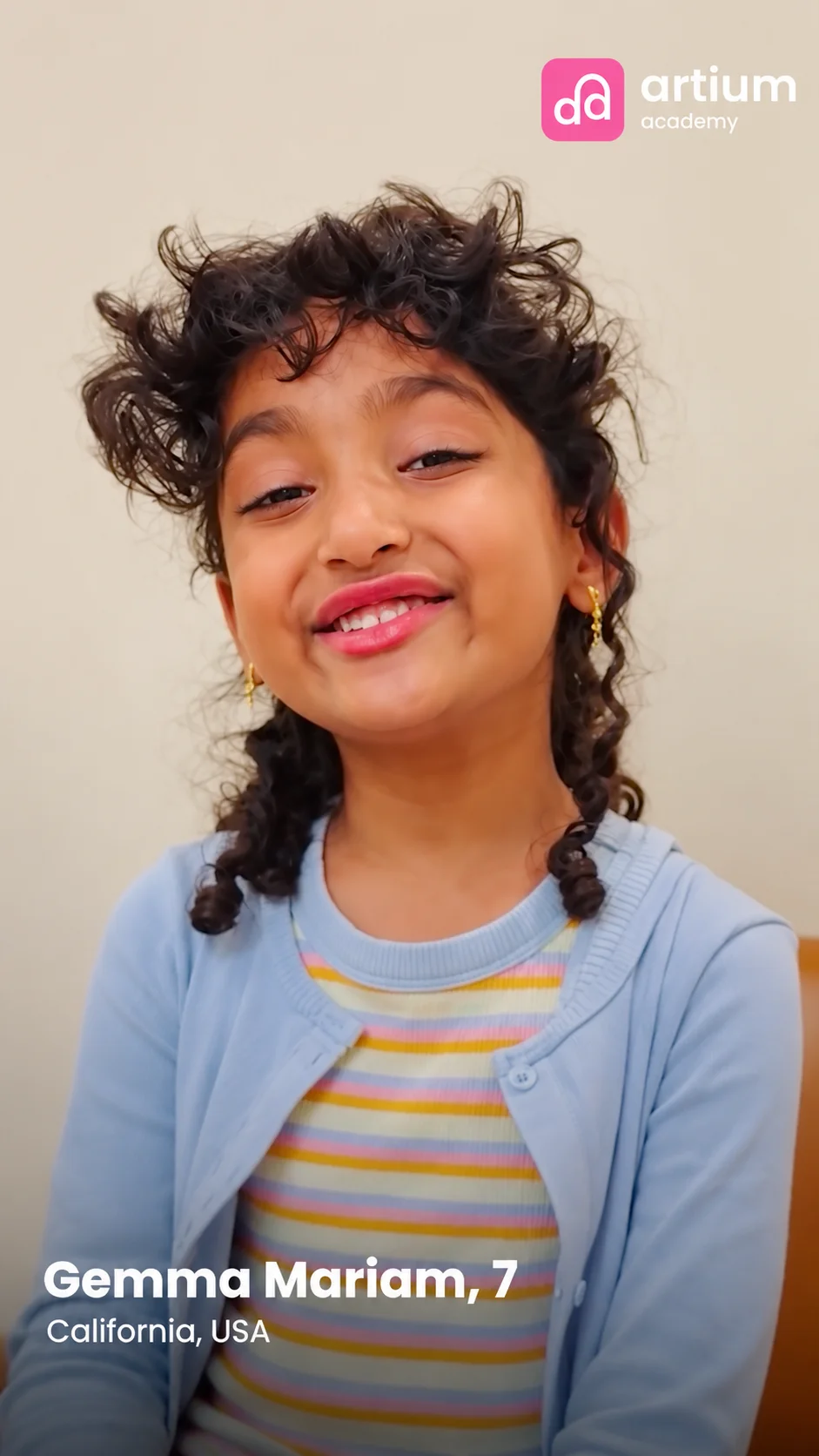 Gemma Mariam, an Artium learner