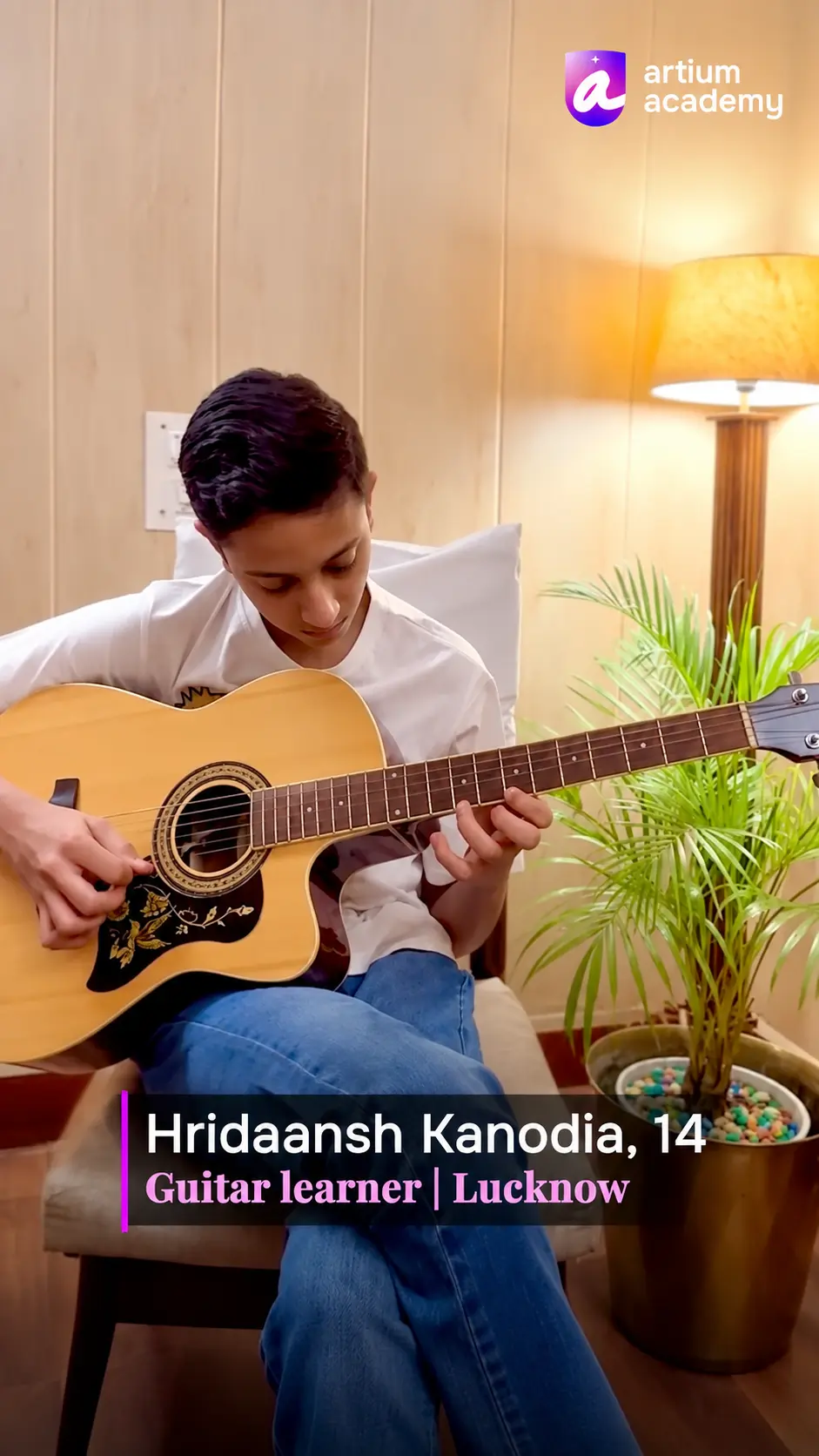 Hridaansh, an Artium learner