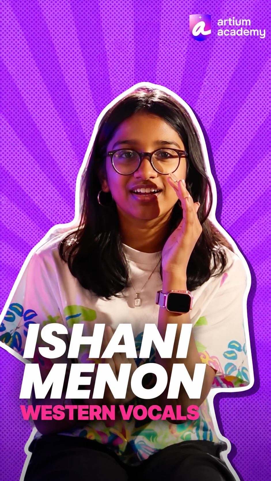 Ishani Menon, an Artium learner