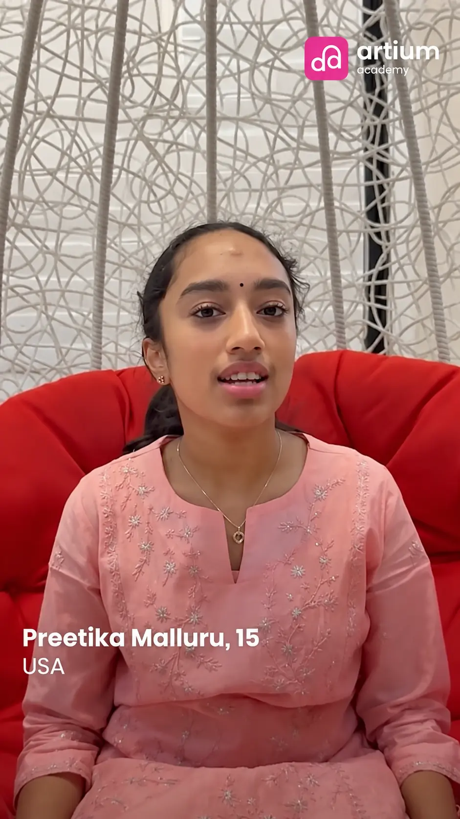 Preetika Malluru, an Artium learner