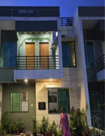 The new family home Palash Acharjee bought through teaching at Artium