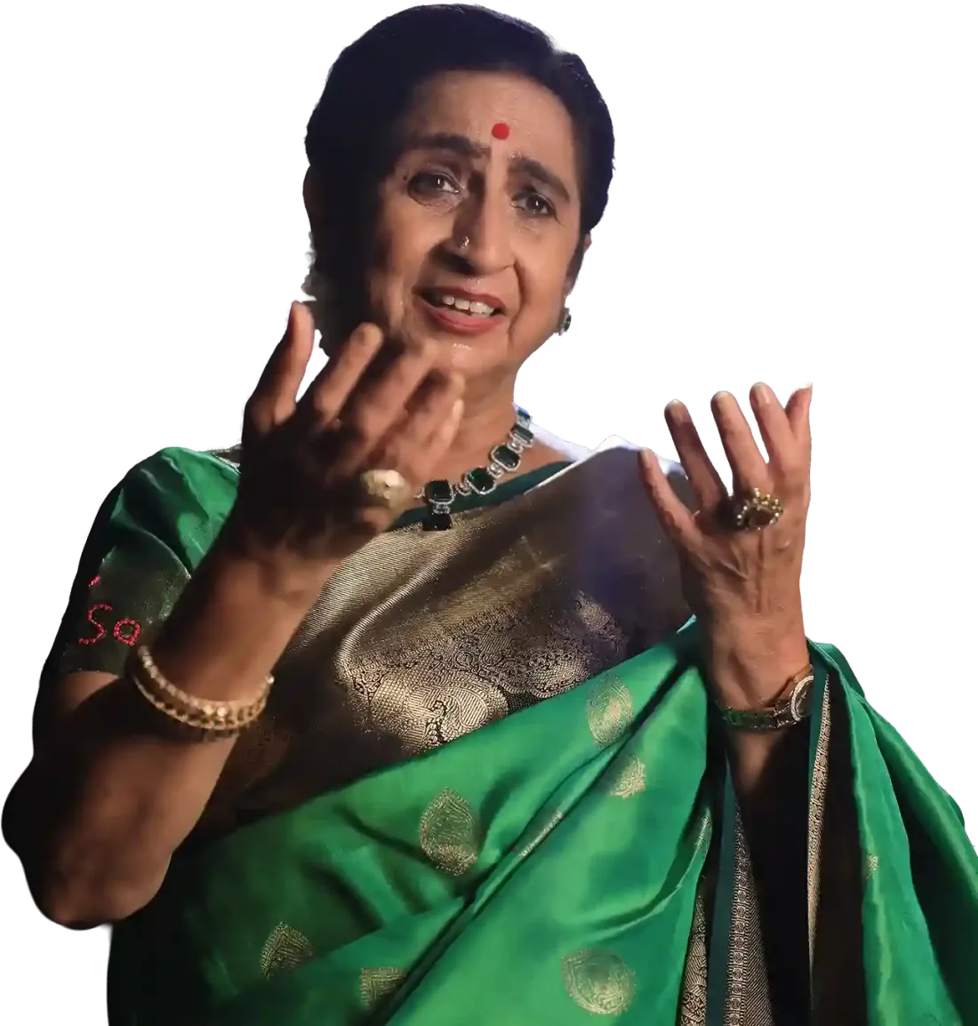 Aruna Sairam, Artium’s Carnatic Patron-in-Chief, singing