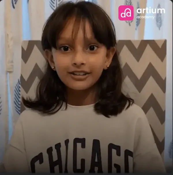 Aairah Singh talking about her singing
