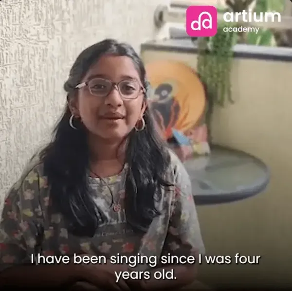 Ishani Menon talking about her singing