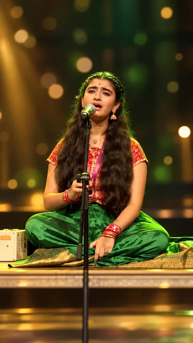Ahana Balaji performing at Artium Superstar