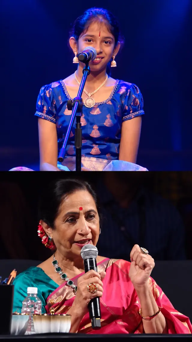 Vrusha Arvind performing at Artium Superstar