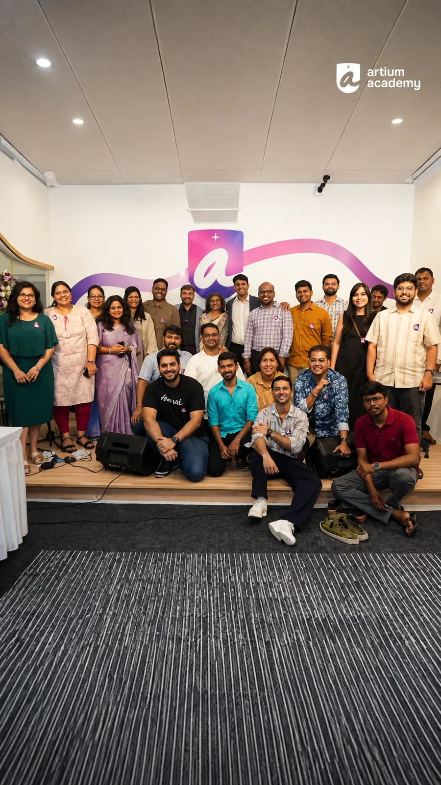 Artium teachers gathered for a group photo at the Teacher Conclave