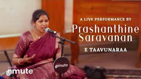 Prashanthine Saravanan performing E Taavunaraa at Artium Unmute